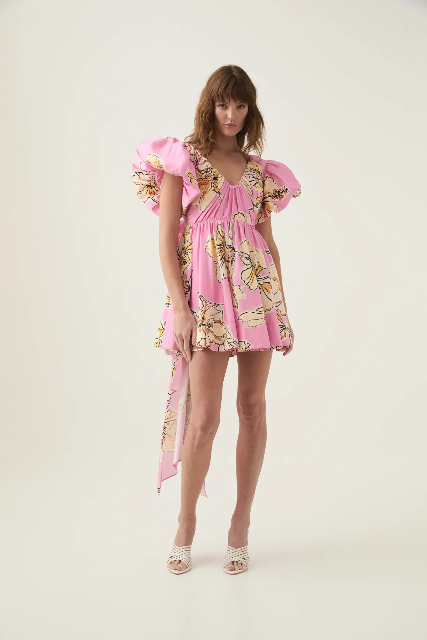 AJE Gretta Bow Back Mini Dress