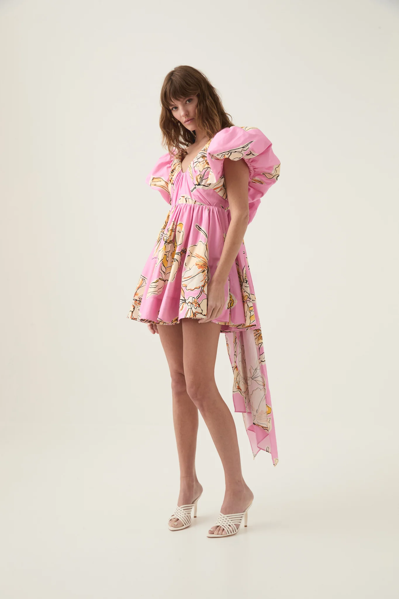 AJE Gretta Bow Back Mini Dress