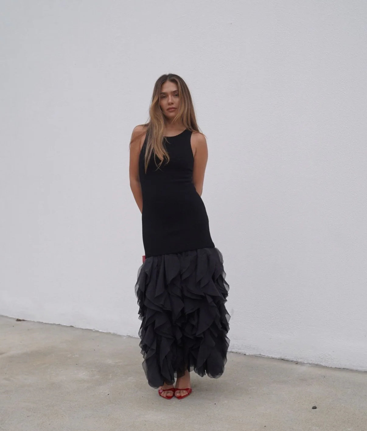 AJE Elations Knit Maxi Dress
