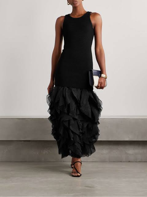 AJE Elations Knit Maxi Dress