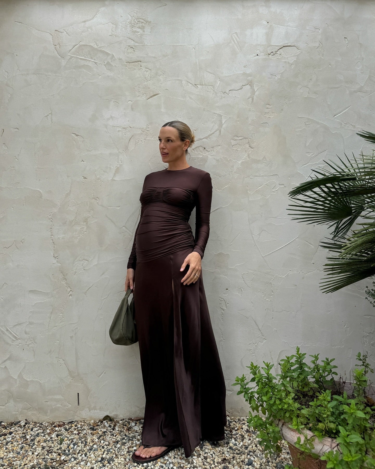 SIR The Label Alessia Draped Gown