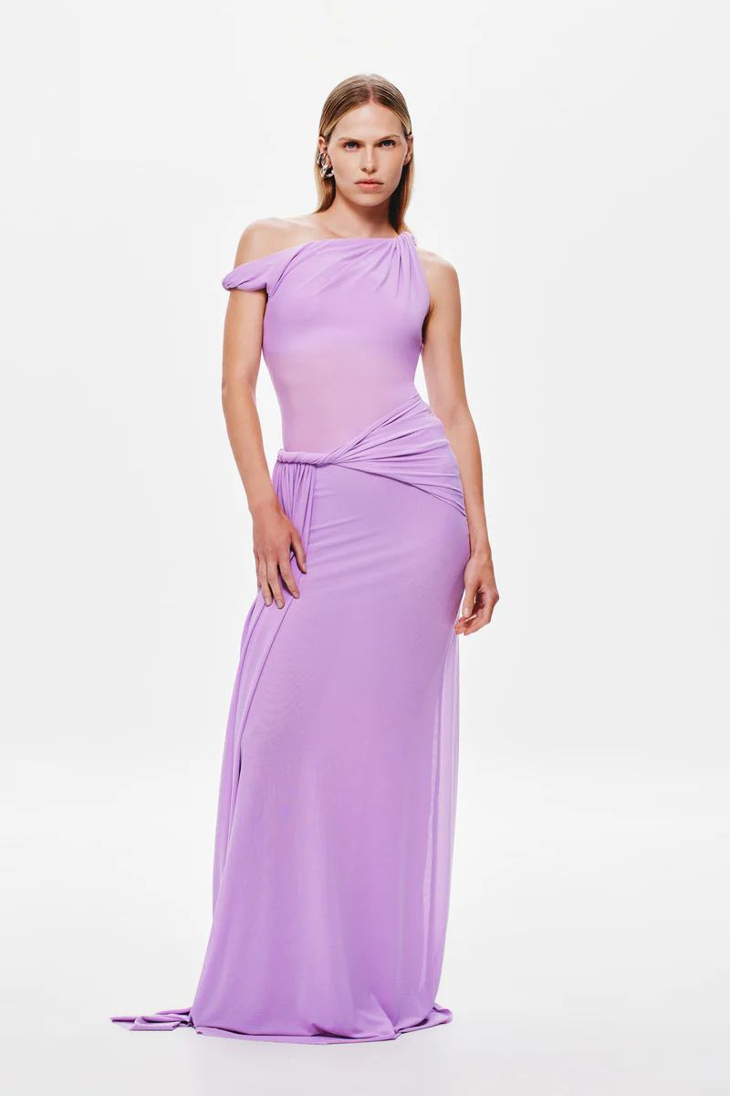 Misha Sisal Mesh Dress
