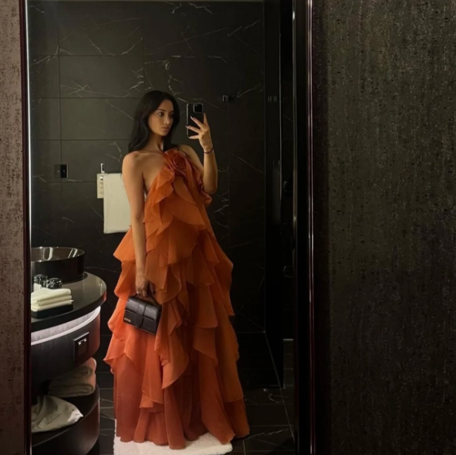 AJE Pandorea Layered Maxi Dress