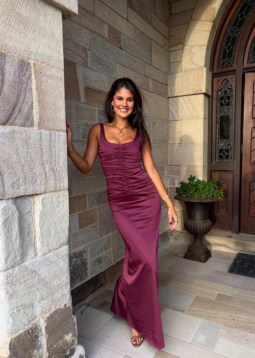 Atlein Gown - Plum