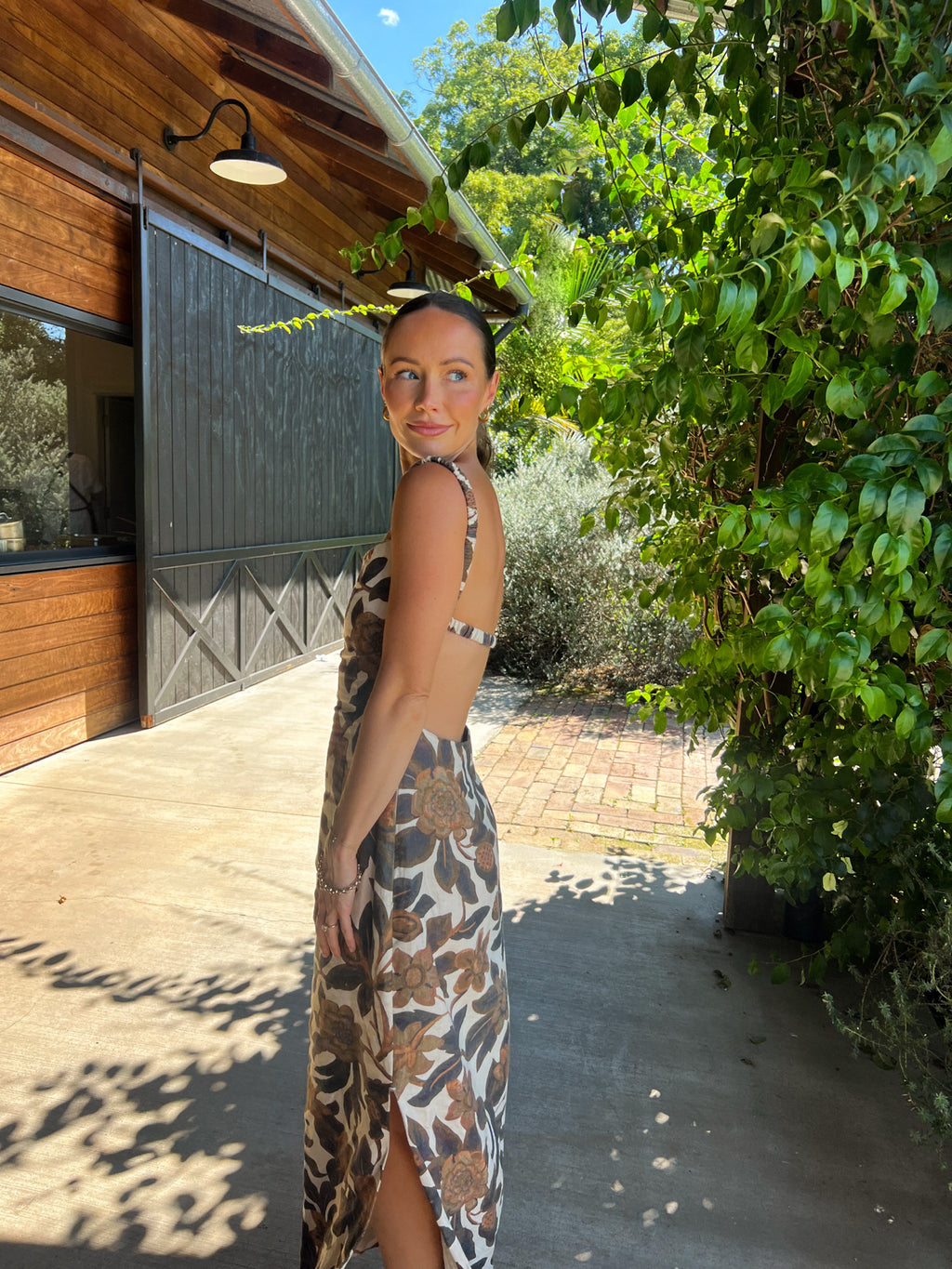 SIR The Label Primrose Ruched Midi