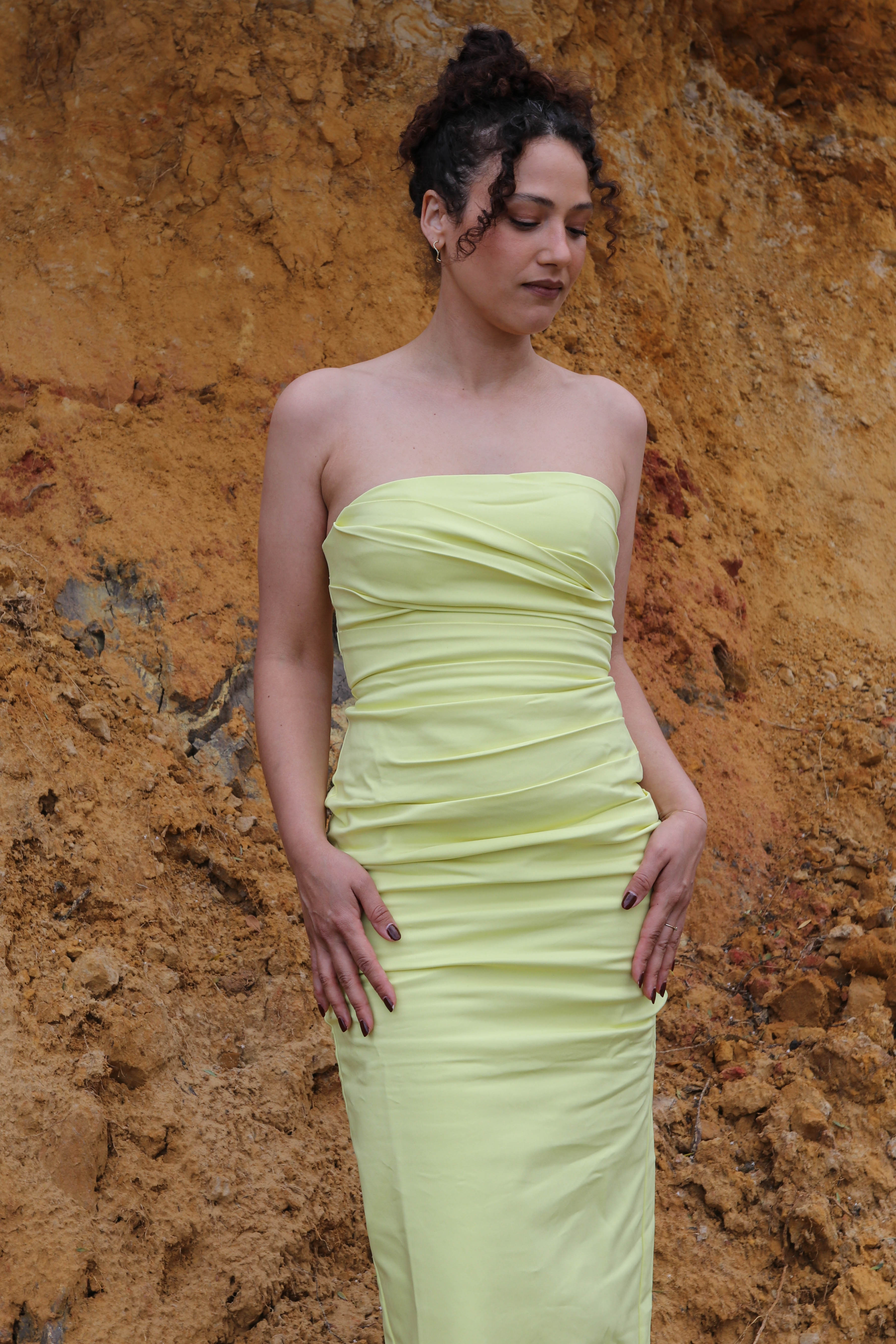shona joy lani strapless draped maxi dress Lani Strapless Draped Maxi Dress | Fairyfloss | Dresses