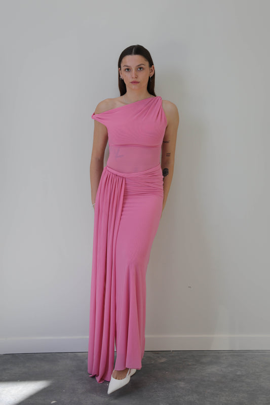 Misha Sisal Mesh Dress