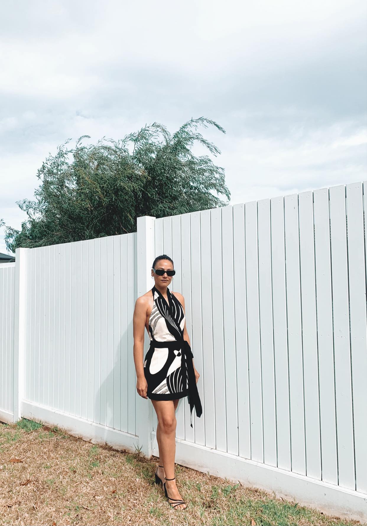 SIR The Label Realisme Wrap Halter Mini SIR The Label Realisme Wrap Halter Mini
