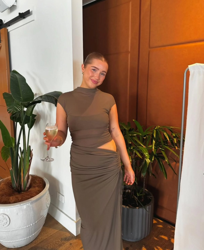 Benni Milo Mesh Maxi Dress