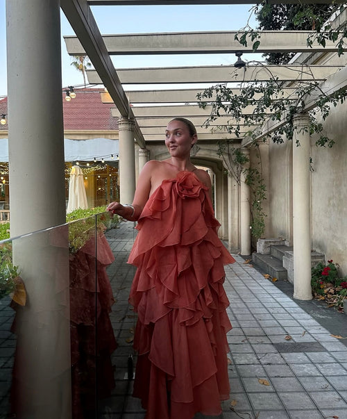 AJE Pandorea Layered Maxi Dress