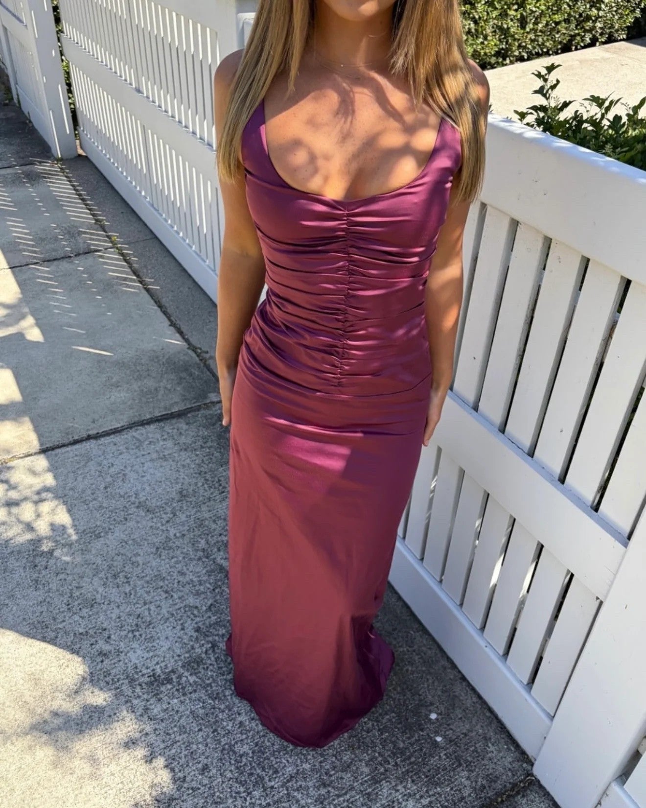 Atlein Gown - Plum