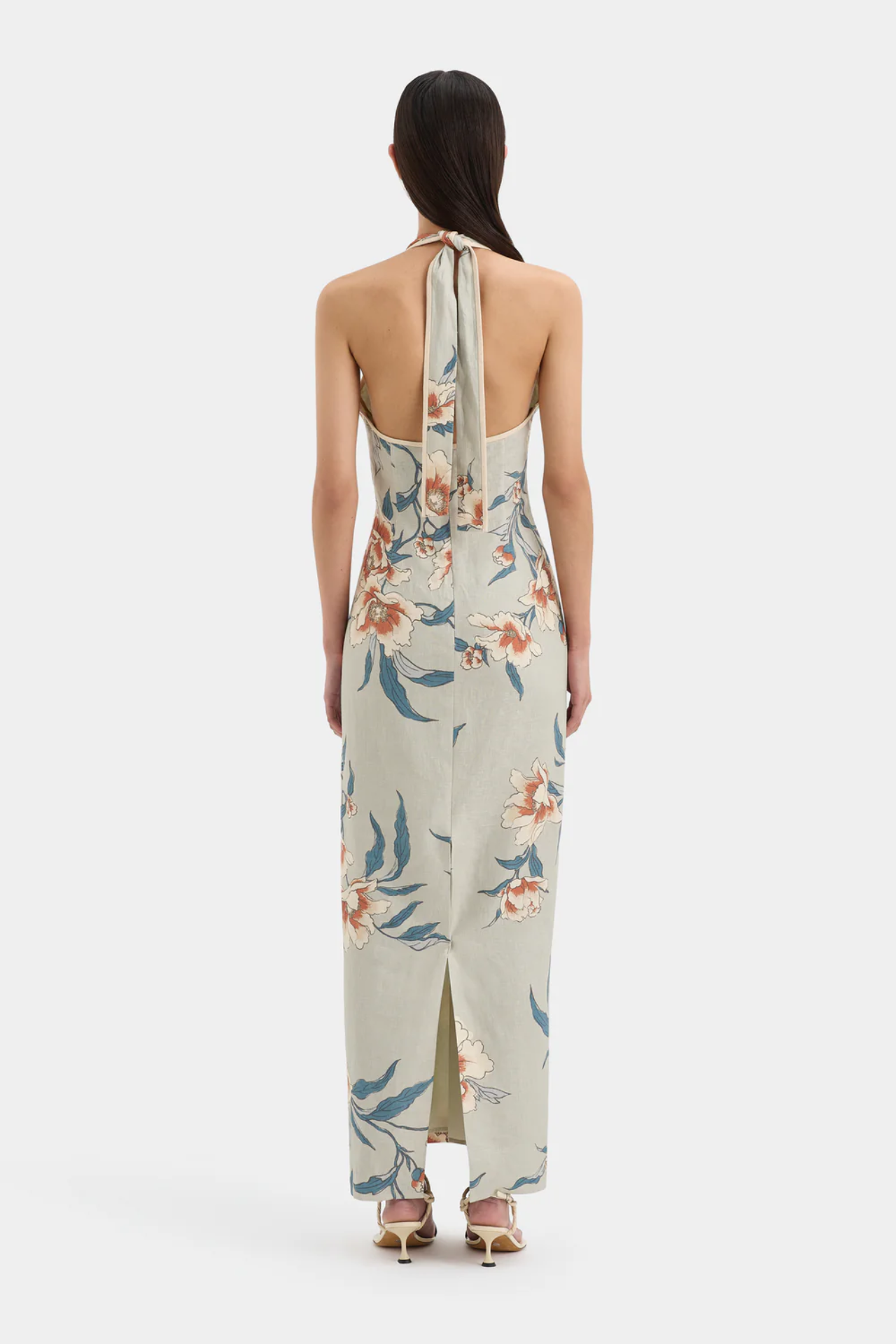 sir roisin halter midi dress SIR. Roisin Halter Midi Dress in Bloom Floral