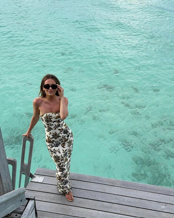 SIR The Label Eleanora Column Midi Dress