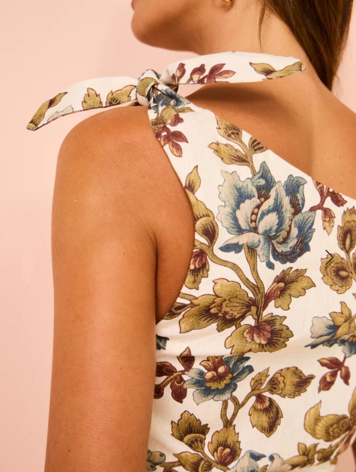 SIR The Label Eleanora Tie Shoulder Dress