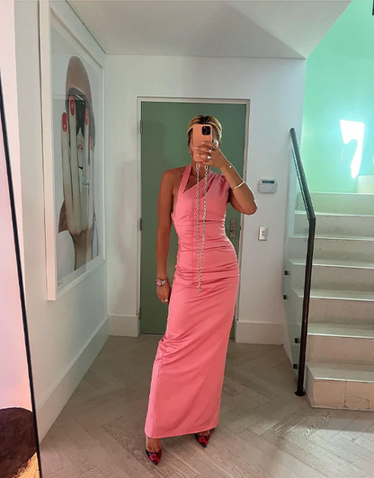 SIR The Label Giacomo Gown Pink