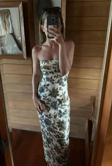 SIR The Label Eleanora Column Midi Dress