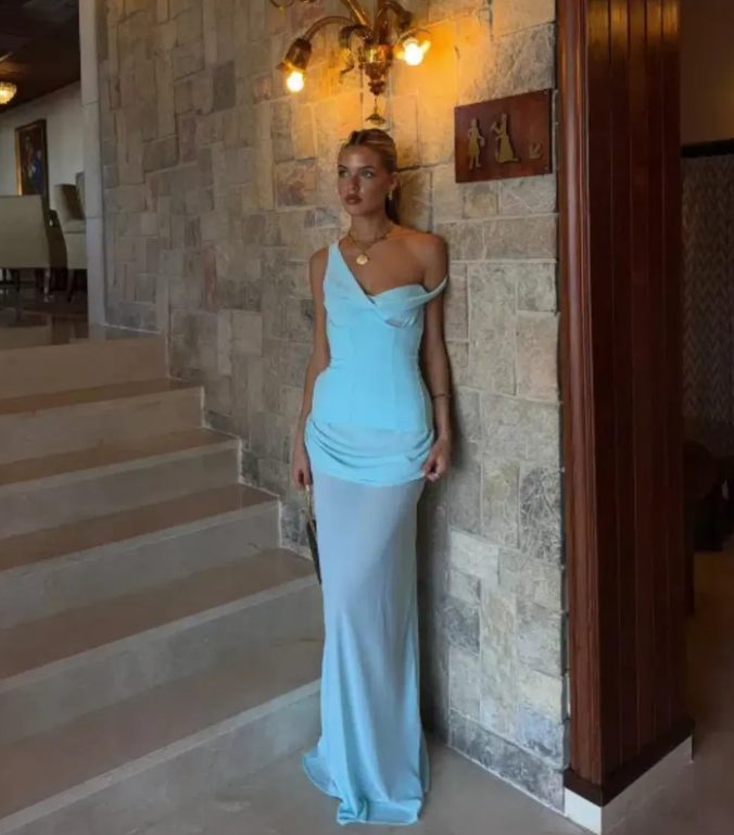 Natalie Rolt Cadence Gown - Blue