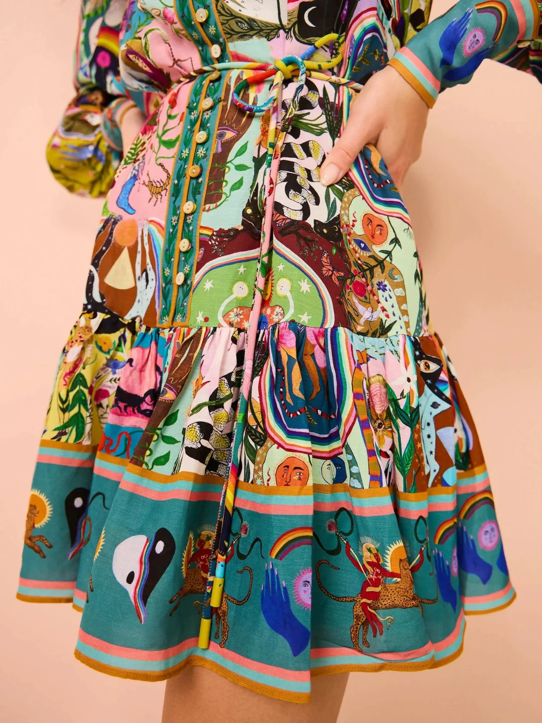 alemais evergreen mini dress ALEMAIS - EVERGREEN MINI DRESS